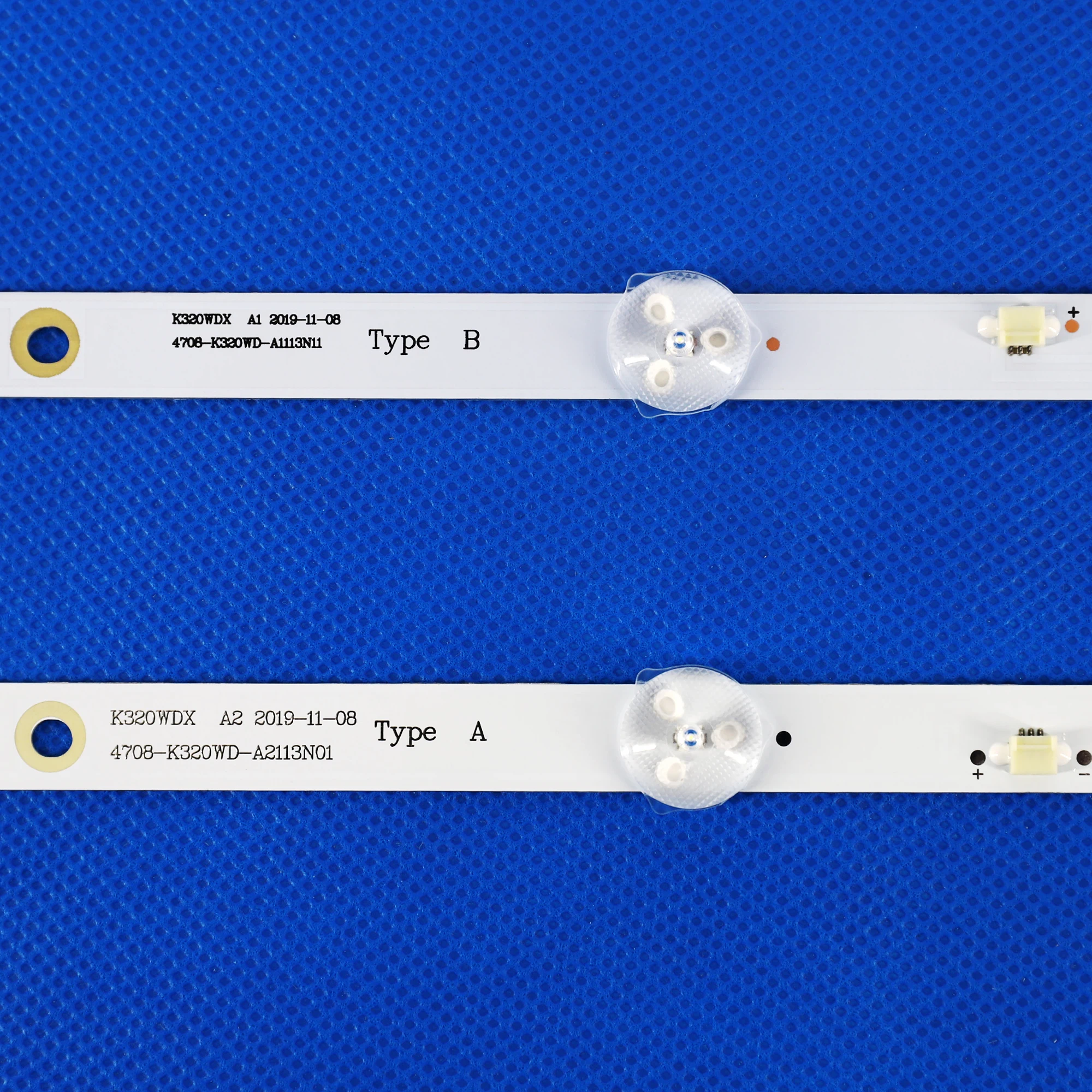 Новинка из 2 предметов 6 светодиодный подсветка полосы для Sharp 2T C32ACSA K320WDX A1 A2 4708 K320WD