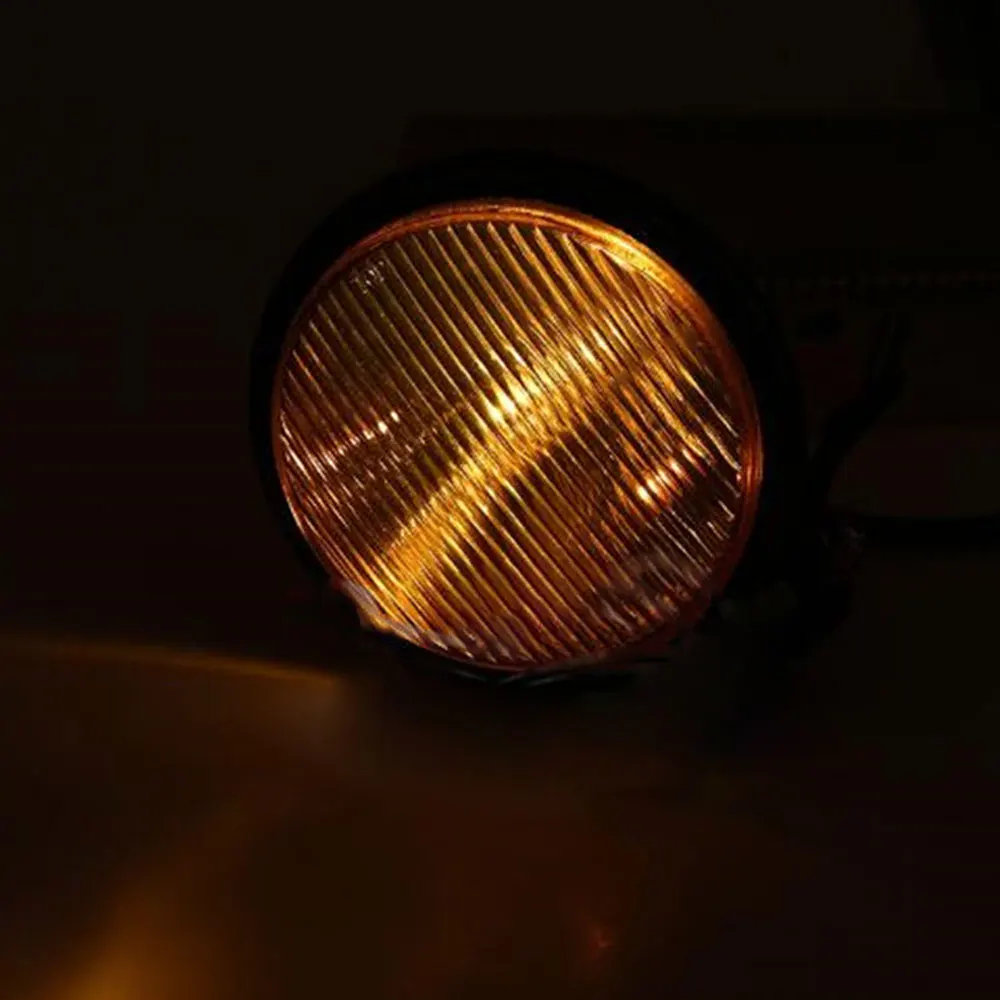 Ретро мотоциклетные фары универсальные круглые 5 дюймов 35 Вт 12 в металлические с