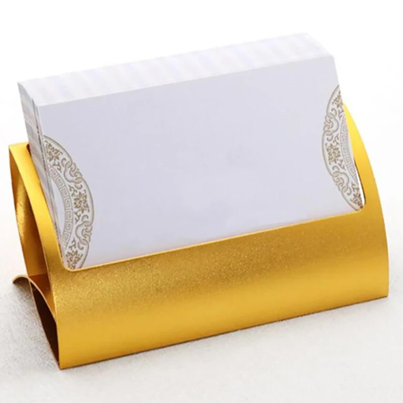 Металлические Держатели для карт офисного стола дисплей визитная карточка