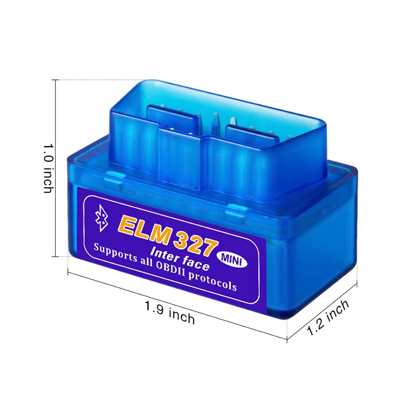 Последняя версия мини ELM327 Автомобильный сканер ELM 327 Bluetooth OBD2 для Android Torque OBDII