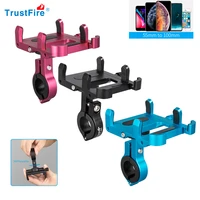 trustfire tb02 rotatable bicycle phone holder for 3 5 6 8 inch smartphone adjustable for mtb road bike motorcycle electric bikes
