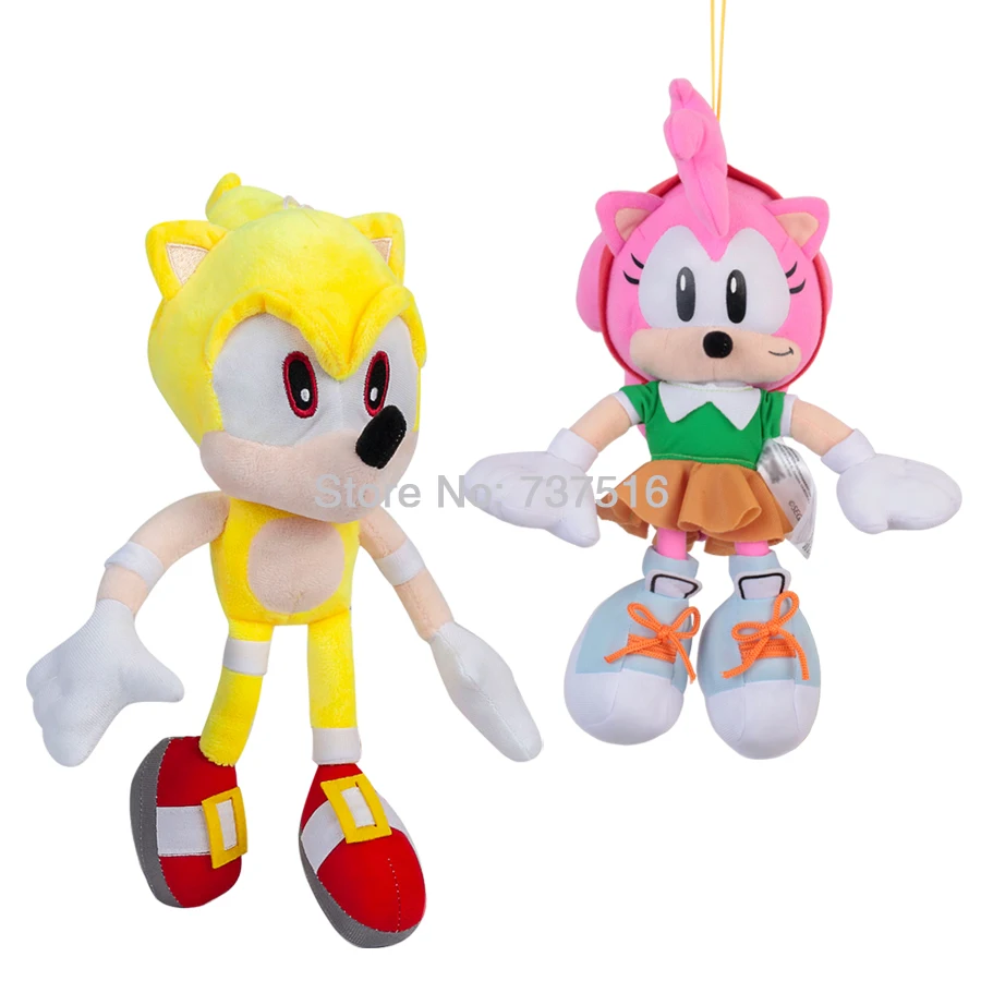 Rose - Sonic Новая серия супер Соник фиолетовый сиреневый Кот разный мир принцесса Блейз Кот Amy Rose плюшевые куклы мягкие игрушки подарки - Цвет: Rose - Sonic