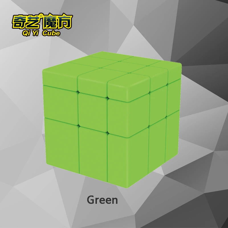 Новый зеркальный куб QIYI 3x3x3 волшебный скоростной серебряные и золотые наклейки