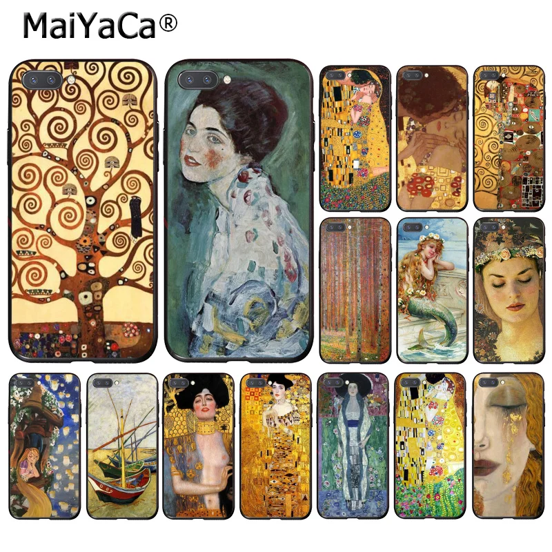 MaiYaCa Густав Климт древесная жизнь золотые слезы масляное искусство чехол для