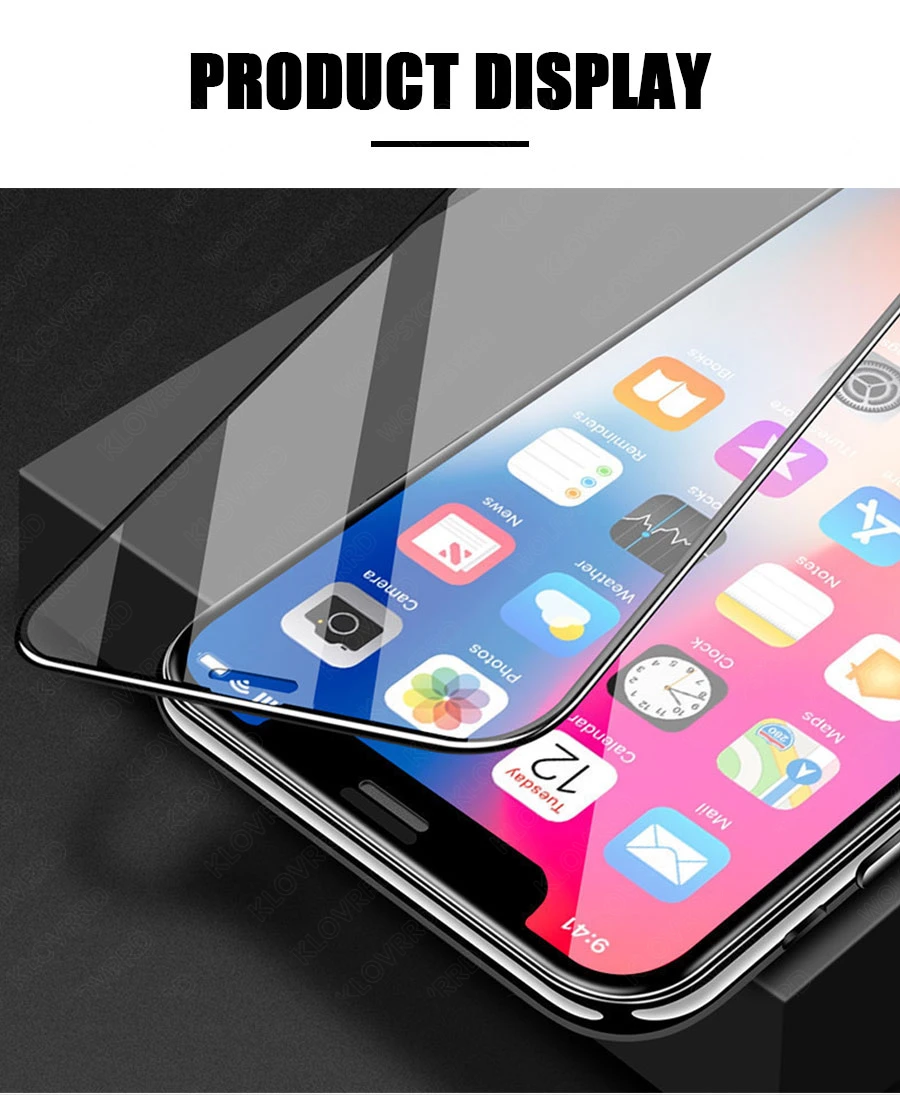 20D полный клей покрытие из закаленного стекла для iPhone 11 pro max протектор экрана для iPhone X XR XS Max 6 6S 7 8 Plus защитная пленка
