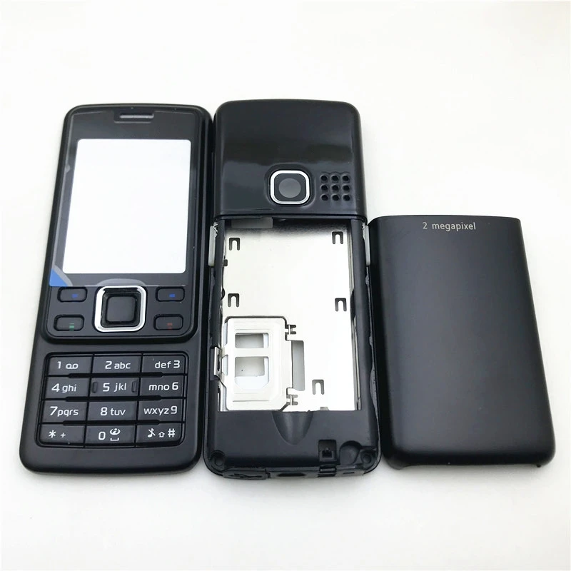 10 шт./лот для Nokia 6300 полный мобильный телефон корпус крышка дверца батарейного