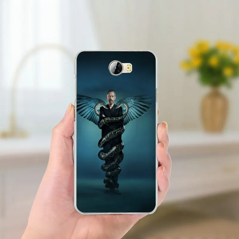 Силиконовые мягкие чехлы для телефона Dr Gregory House Hugh Laurie Brain Huawei P8 P9 P10 Mate 10 Pro Y5 Y6 Y3 II Y7
