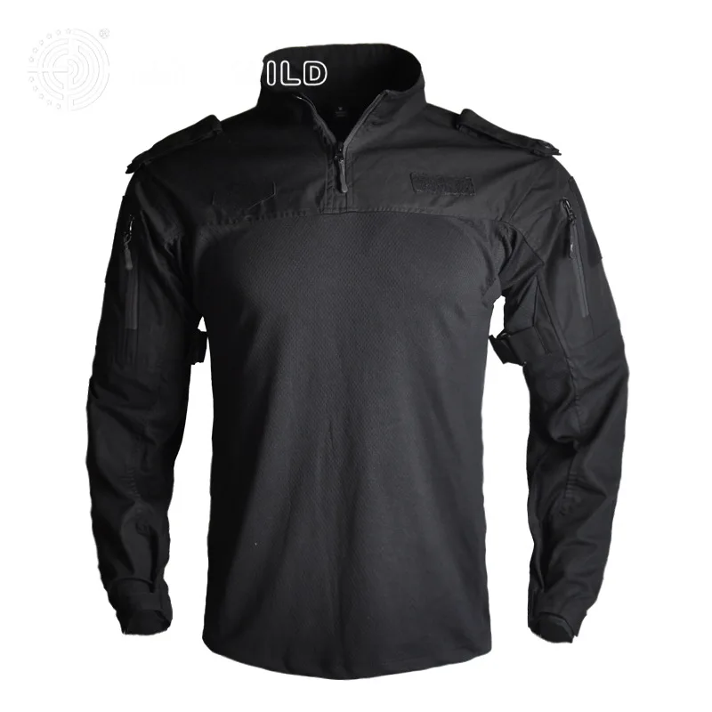

Men Camo Tactical T-shirts Army Combat Shirt Cotton Military T-shirt Airsoft Paintball Hunt Clothing Men Pullover Windbreaker