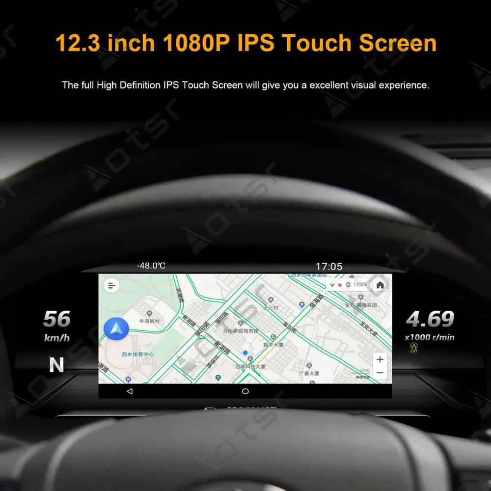 Android 9 0 для Toyota Land Cruiser 2012-2019 полная ЖК-панель инструментов в сборке автомобильный