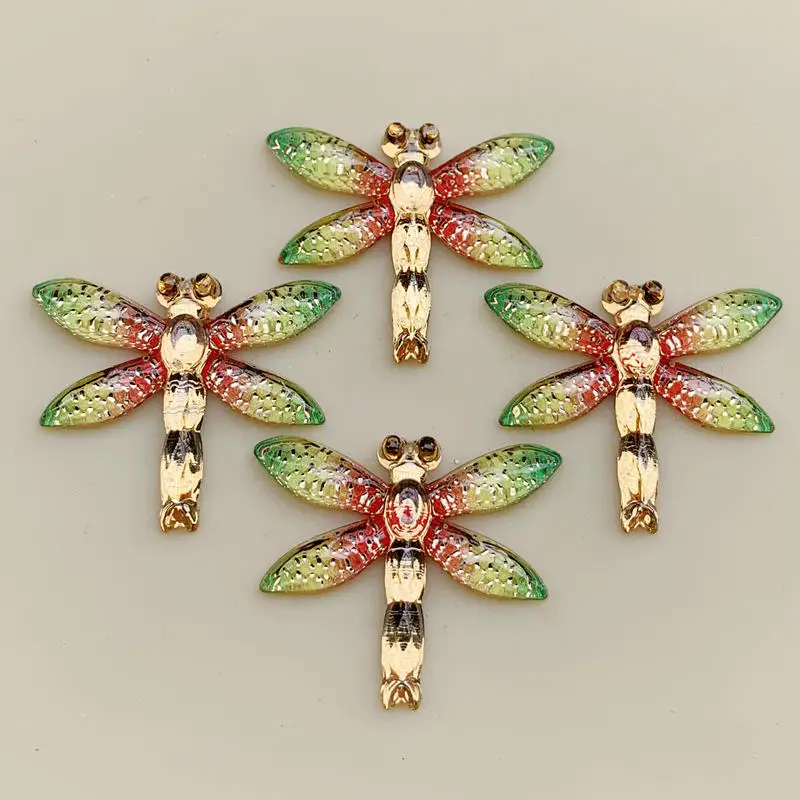 Женские серьги стрекозы радужного цвета ювелирные изделия в летнем стиле из