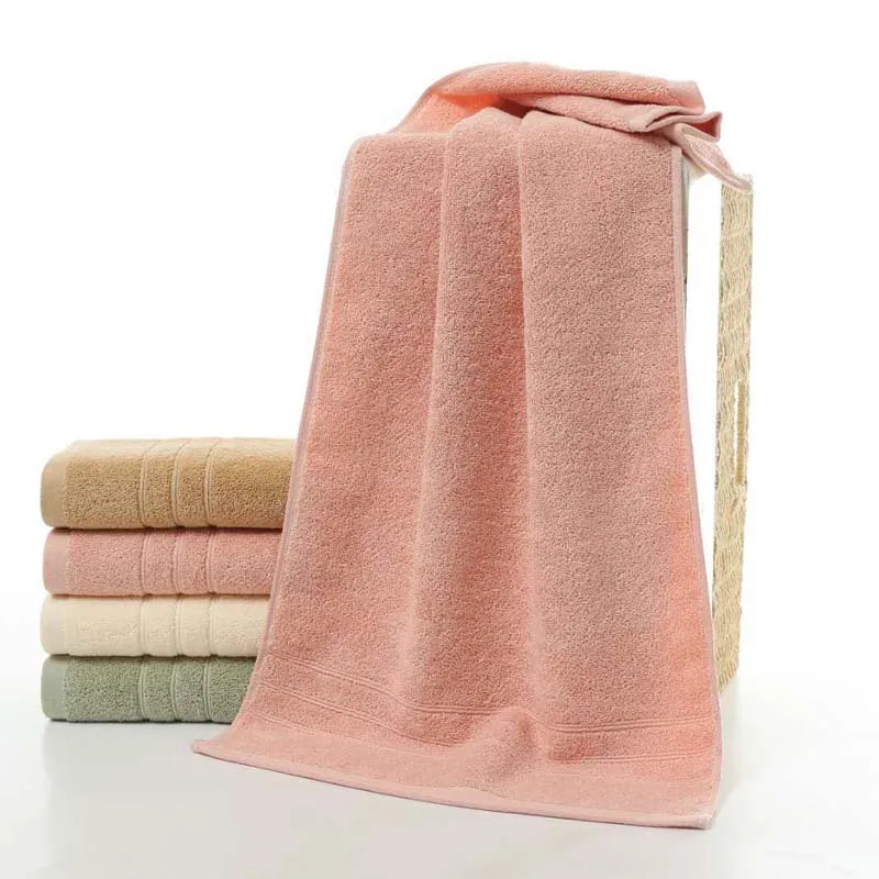 76*34 см быстросохнущее полотенце из чистого хлопка простое для лица рук