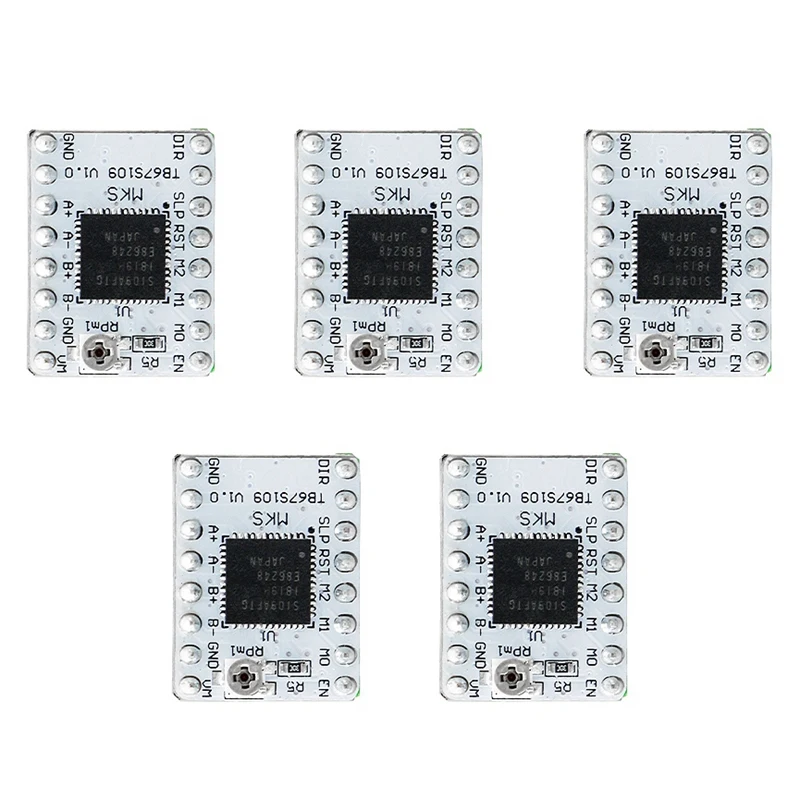 Makerbase 5 шт. части 3d принтера StepStick MKS TB67S109 Драйвер шагового двигателя с поддержкой