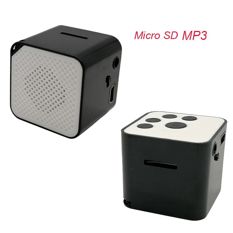 Мини Mp3 музыкальный плеер Micro SD TF карта громкоговоритель Функция MP3