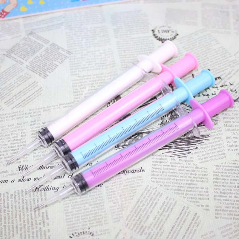 

4 шт./набор Uitwisbare ручка школьные Leuke Verpleegster ручка Blauwe Inkt Magische Balpen Voor студент Schrijven Briefpapier