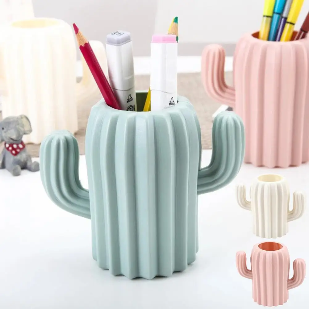 

Creative Cactus Pencil Pen Holder Pencil Pot Flower vase Home Office Desk Decor Stationery Storage Box Organizer Box