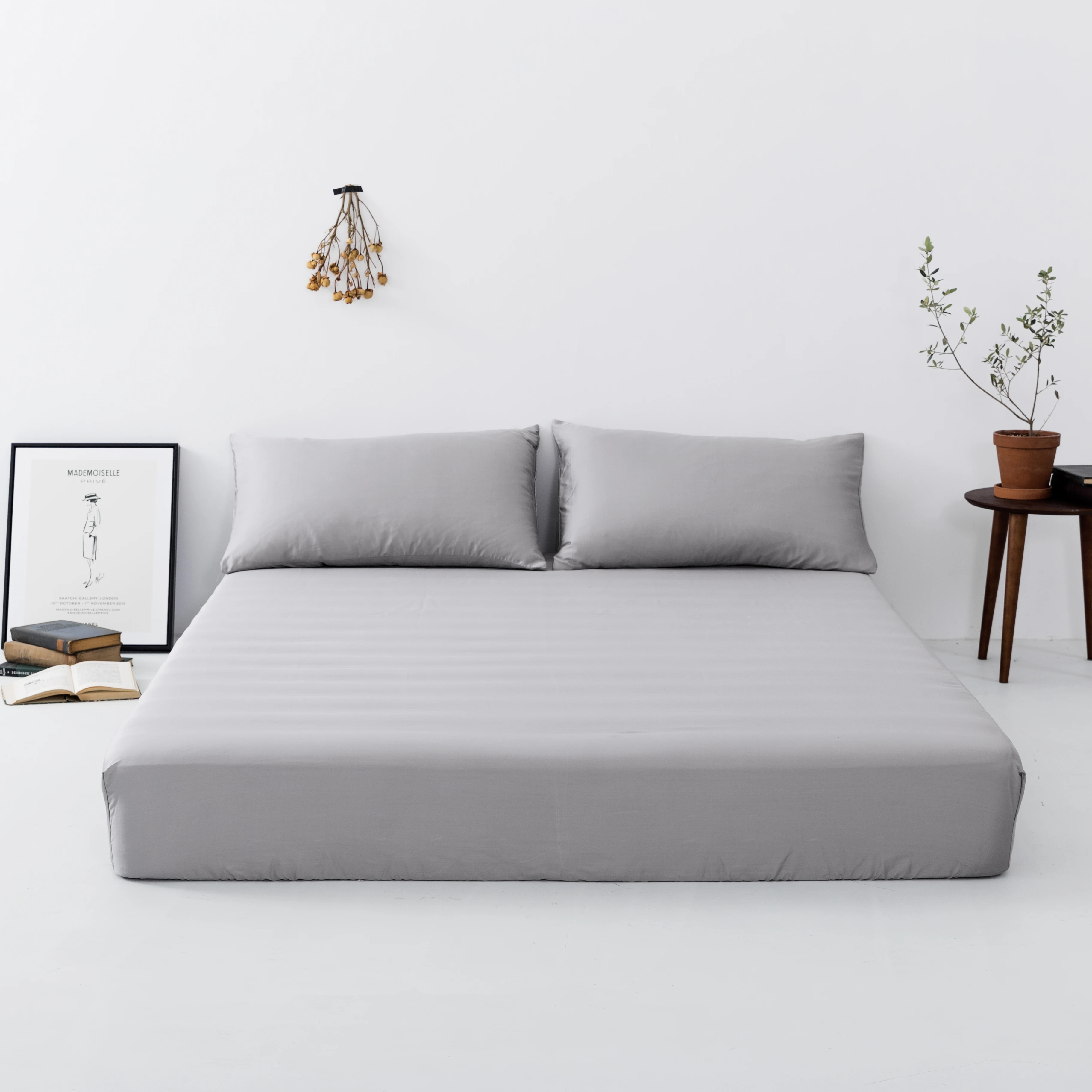 Простыня Натяжная Slow Dream 100% шелк роскошная Двойная модель эластичная лента для