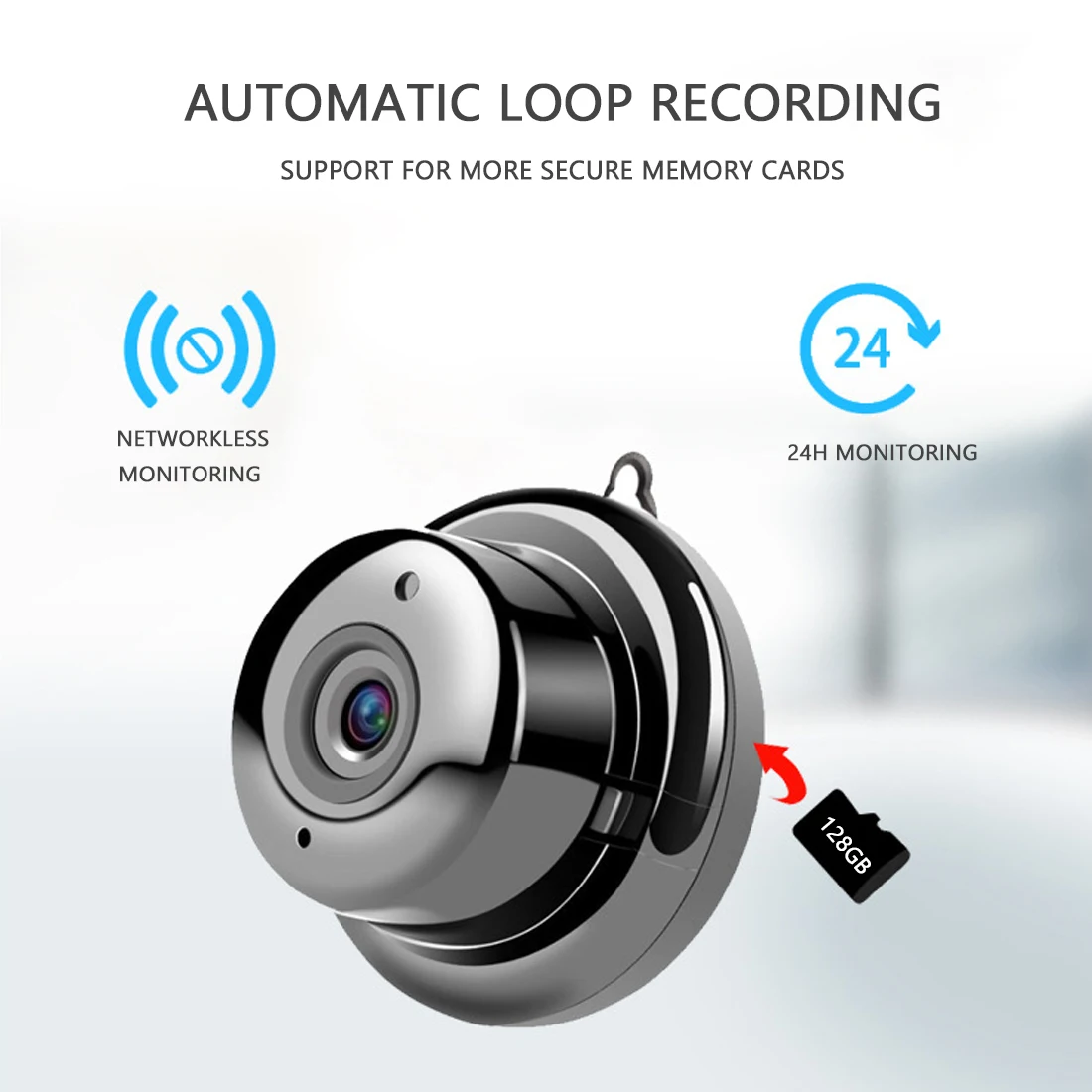 

1080P WIFI Camera Wireless Mini Wifi Camera Home Security HD Two Way Night Vision Video Home Security WIFI Camera