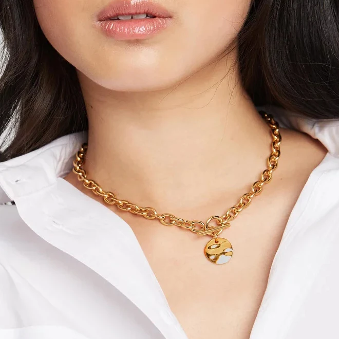 Прямая доставка массивная цепочка чоркер ожерелье женское панк хип-хоп Роло