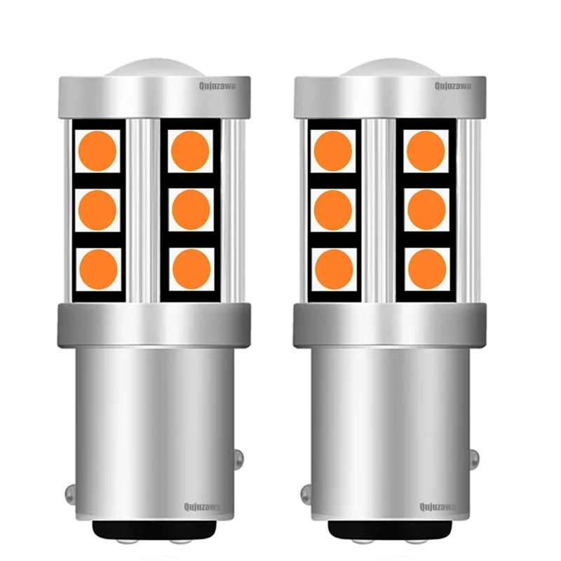 2pcs Mini 1157 P21/5W BAY15D яркий 3030 светодиодный автомобильный тормоз сигнальная