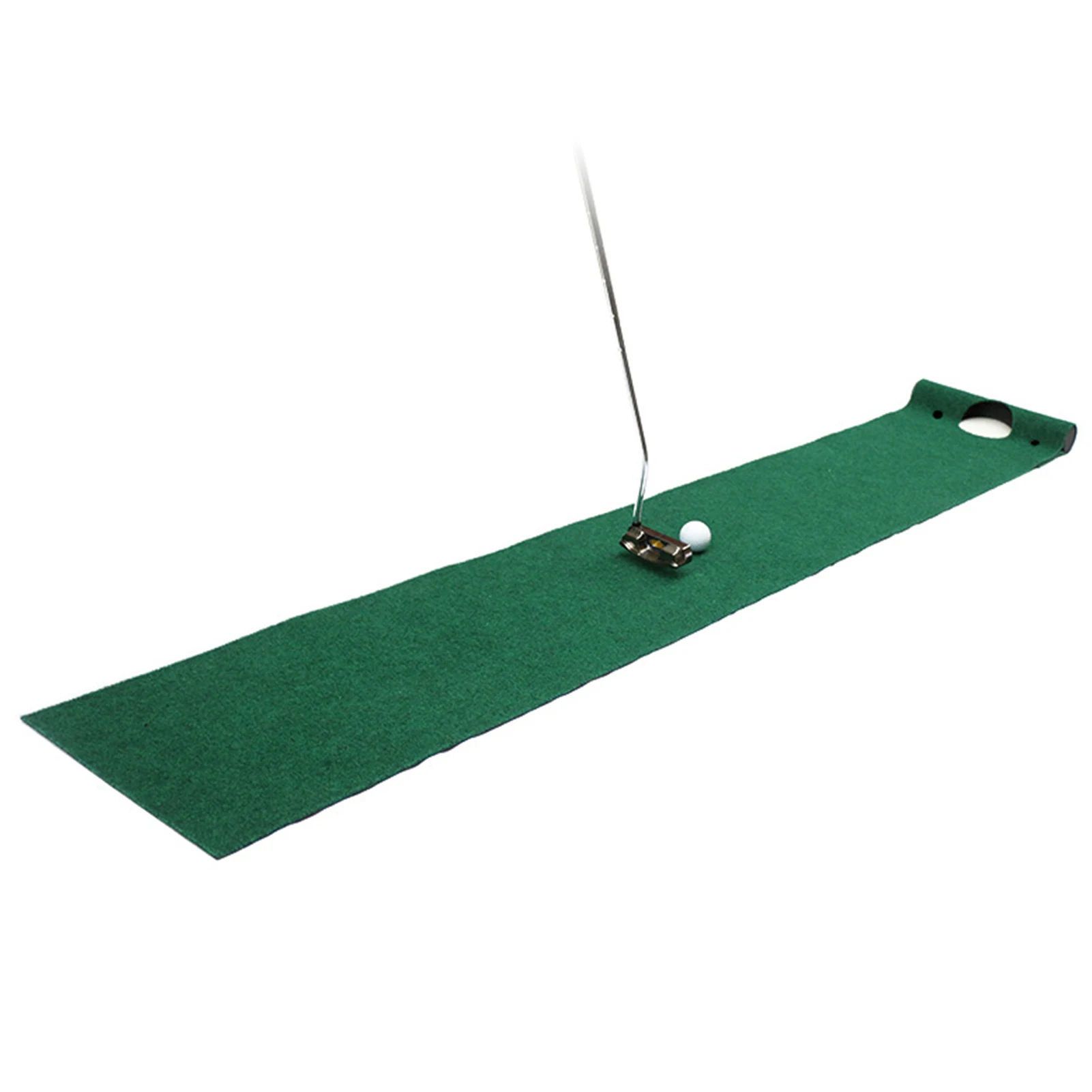 

Golf Practice Putting Mat Golf Putter Green Trainer Golf Training Mat For Swing Detection Batting Golf Putting Practice Mat