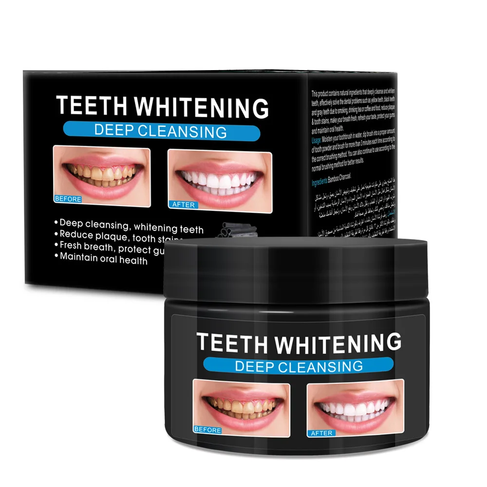 

60g Teeth Whitening Oral Care Charcoal Powder Natural Activated Charcoal Teeth Whitener Powder Oral Hygiene Dental Tooth Care