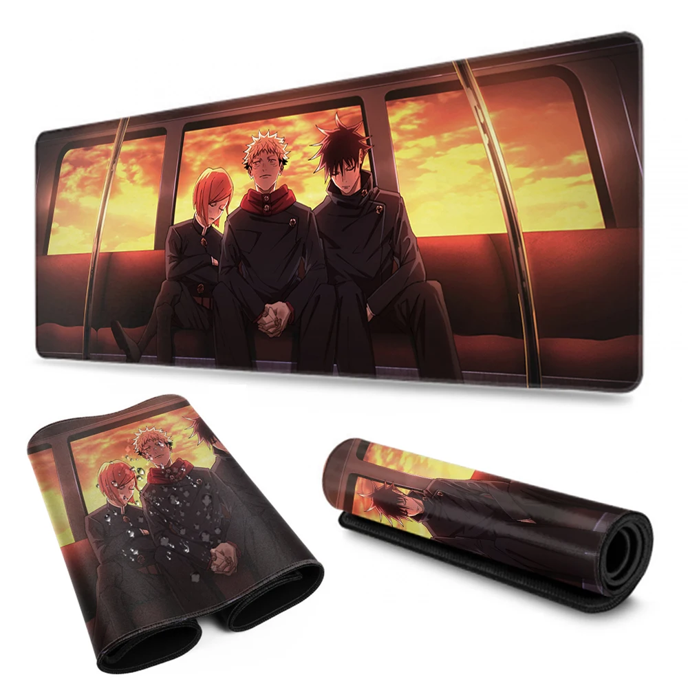 

80x30cm Simple Landscape Mouse Pad Lock Edge Game Desk Pad Computer Gift Desk Pad Kawaii Mouse Pad Deskpad Home Decor Desk Mats