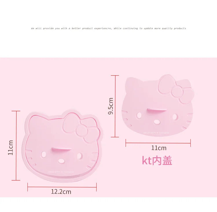 CHEFMADE HELLO KITTY Genuine Authorization Child Cute Cat Plastic DIY Cake Rice Stamper 3D Silicone Molds Cake Stencil Mold Tool