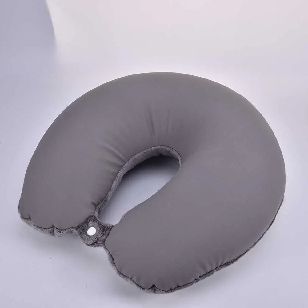 U-образная подушка удобная мягкая дорожная для шеи из пены с эффектом памяти