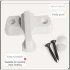 ПластиковыйРетрокожаныйиз нержавеющей стали для безопасности детей, замок для окна, двери, створки, Рычажная Ручка безопасности, защелка, безопасность, Hardwar