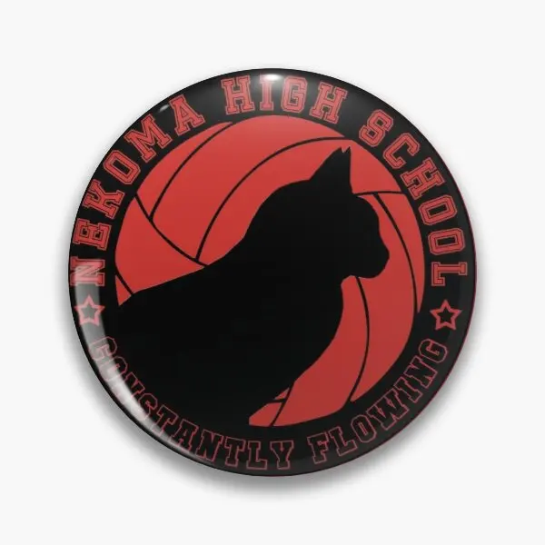 

Haikyuu Nekoma VBC Logo Soft Enamel Pin Badge Decorative Clothes Badge Lapel Pin Brooch Jewelry for Women
