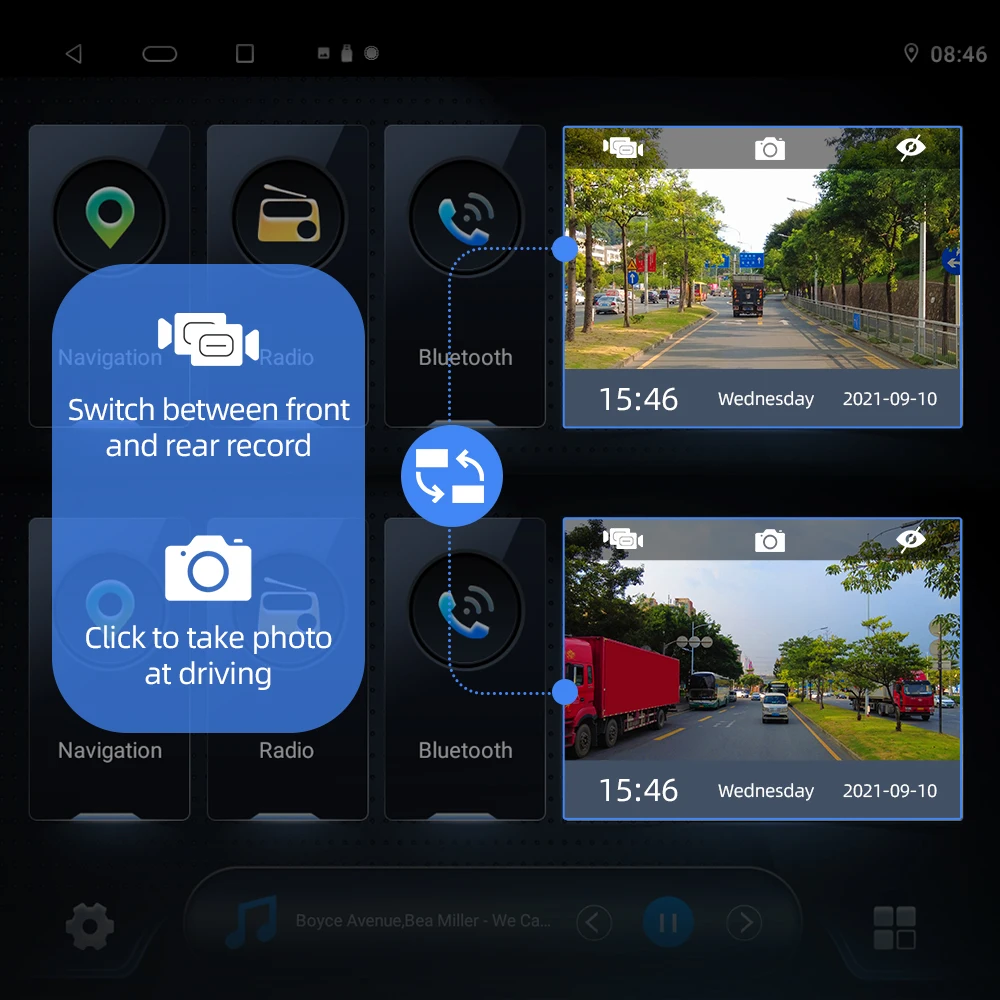 Автомагнитола ISUDAR Android 10 для VW/Volkswagen/POLO Sedan 2009-2017 навигация мультимедийная камера