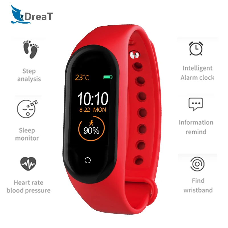 Умный Браслет цветной экран Смарт часы для женщин Android фитнес спортивный браслет