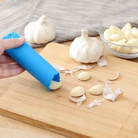 3pcs garlic peeler silicone garlics press puree multifunction kitchen manual garlic special tools time saving garlic stripper