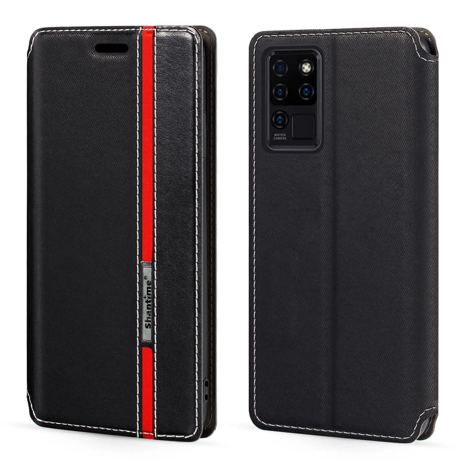 

For Oukitel C21 Case Fashion Multicolor Magnetic Closure Leather Flip Case Cover with Card Holder 6.4 inches