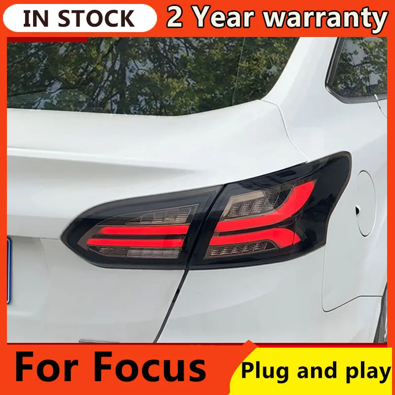 

Car Styling for Ford Focus Tail Lights 2015-2018 Focus Sedan LED Tail Lamp LED DRL Signal Brake Reverse auto Accessories