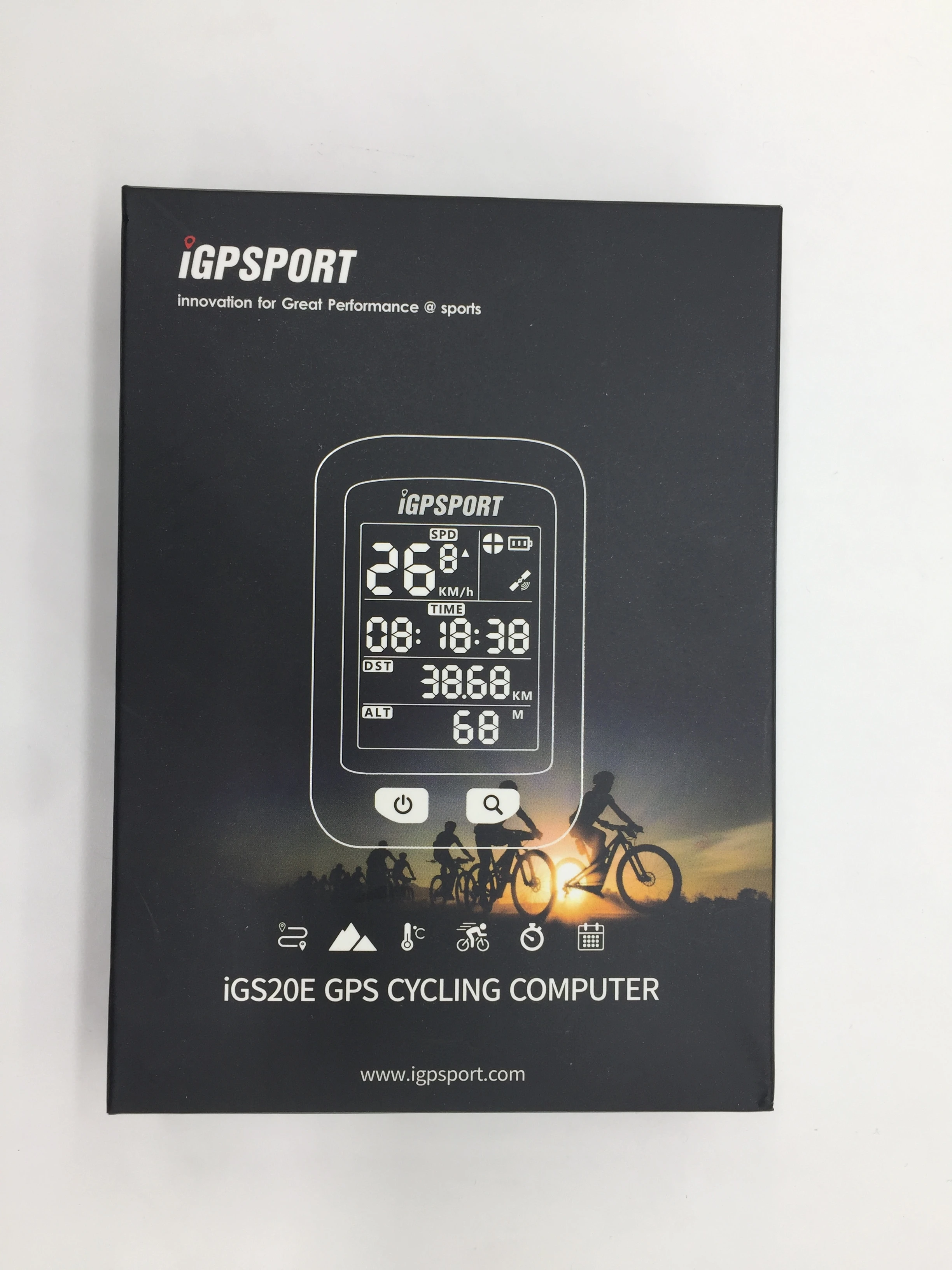 I gps порт IGS20E Стандартный gps компьютер для езды на велосипеде Speedmeter с количеством