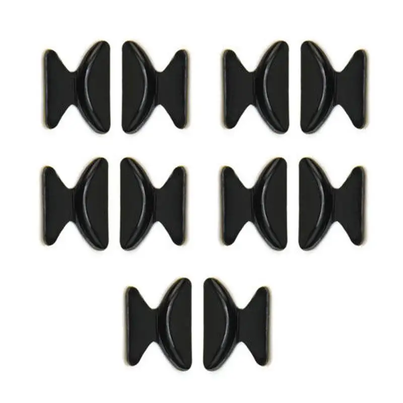 

5 пар Нескользящие силиконовые Носовые фиксирующие накладки для глаз Стекло es солнце Стекло очки Лидер продаж