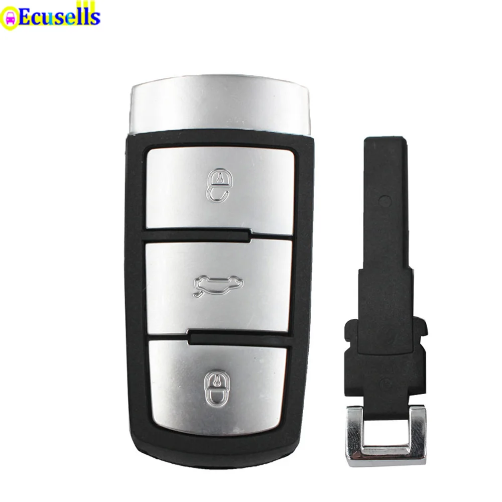 ЗАМЕНА Smart 3 кнопки дистанционного ключа оболочки корпуса брелок для Volkswagen VW Passat B6