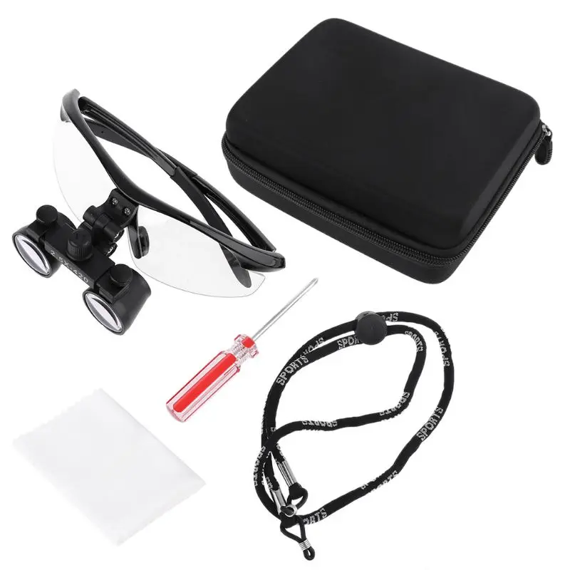 

Dental Loupes 2.5X 3.5X Magnification Binocular Medical Magnifier Dentistry Surgical Optical Glass Lens Dentist