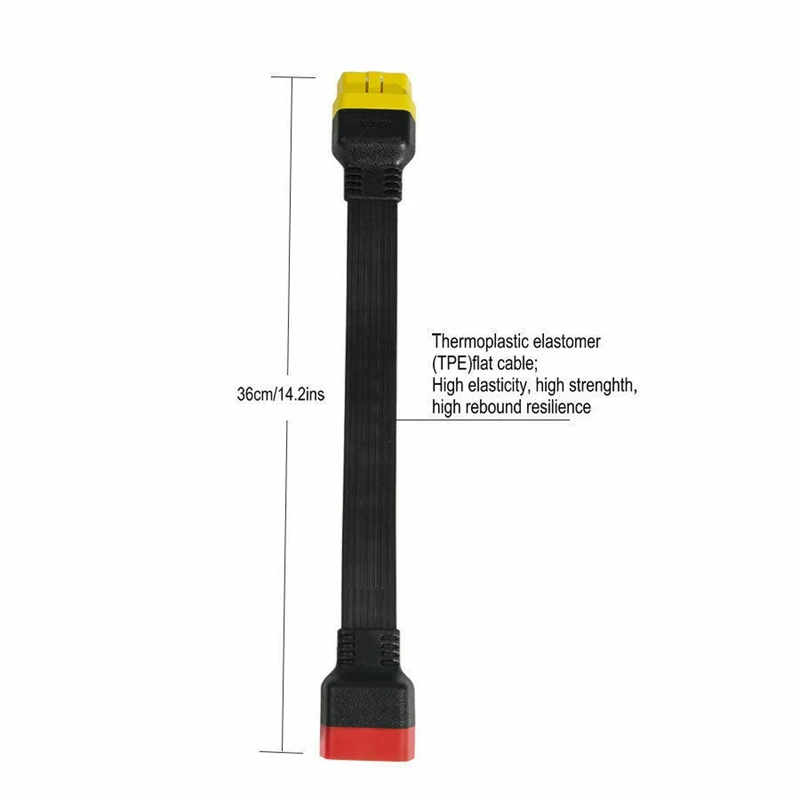 Автомобильный Удлинительный кабель Obd2 для X431 V / + Pro Easydiag 3 0 расширительный разъем