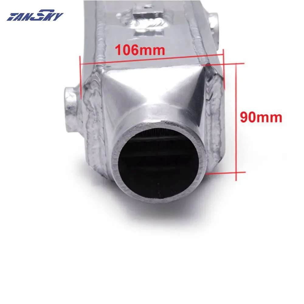 

Universal Full Aluminum 13.75"x4.75"X4" Turbo Front Mount Water-To-Air Bar & Plate Intercooler TK-SL5047