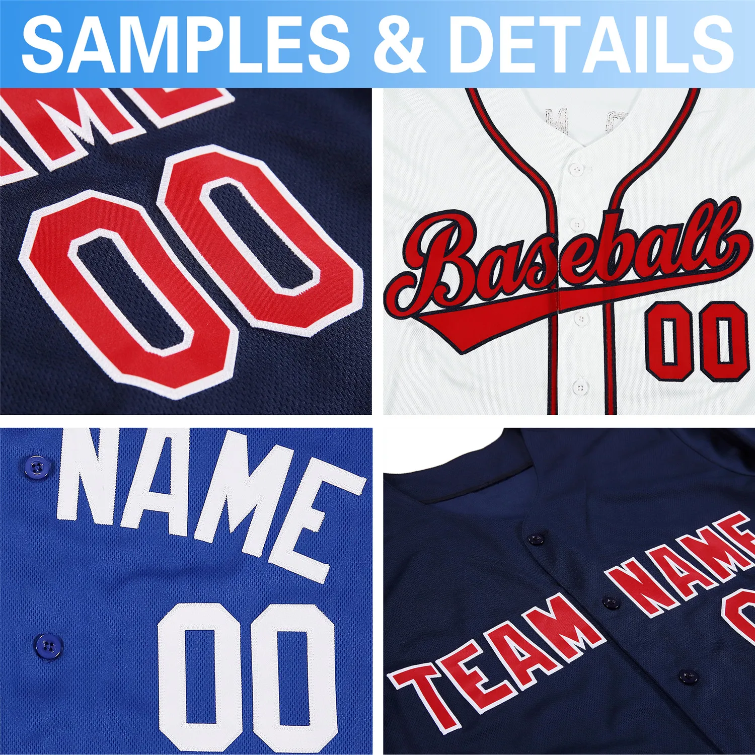 

Custom Discount Baseball Jerseys for Adult/Youth-DESIGN Stitched Short Sleeve Shirts Customized With Team Player Name&Number