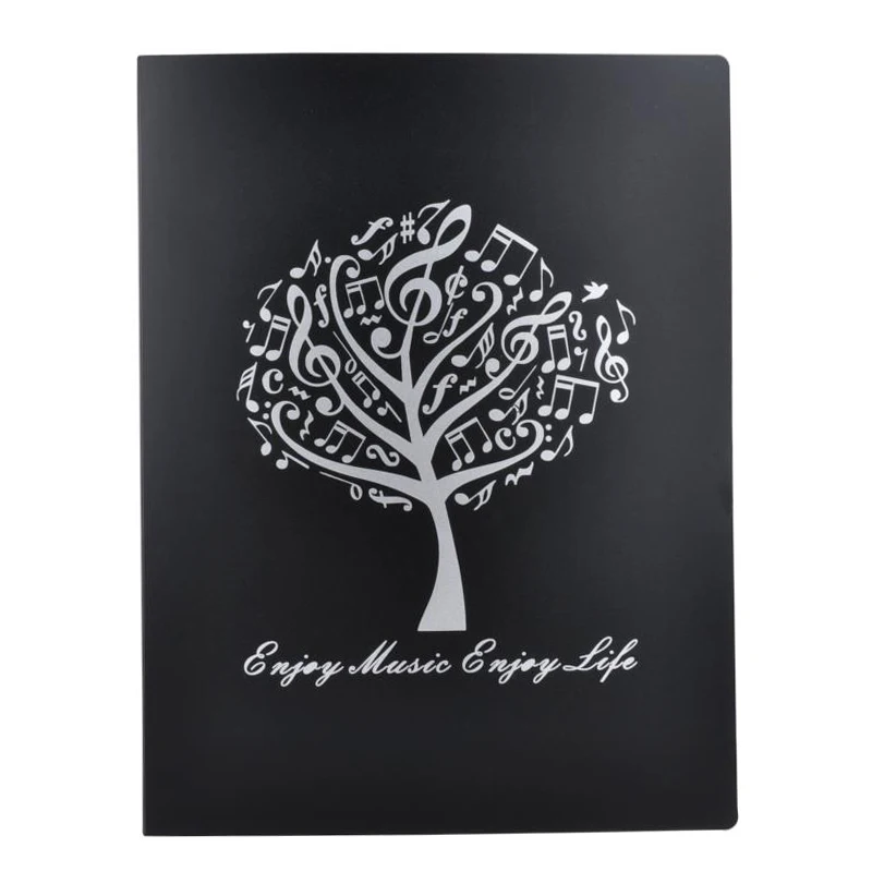 

A4 Size Music Sheet File Folder Plastic Paper Documents Storage Holder 40 Pockets DU55