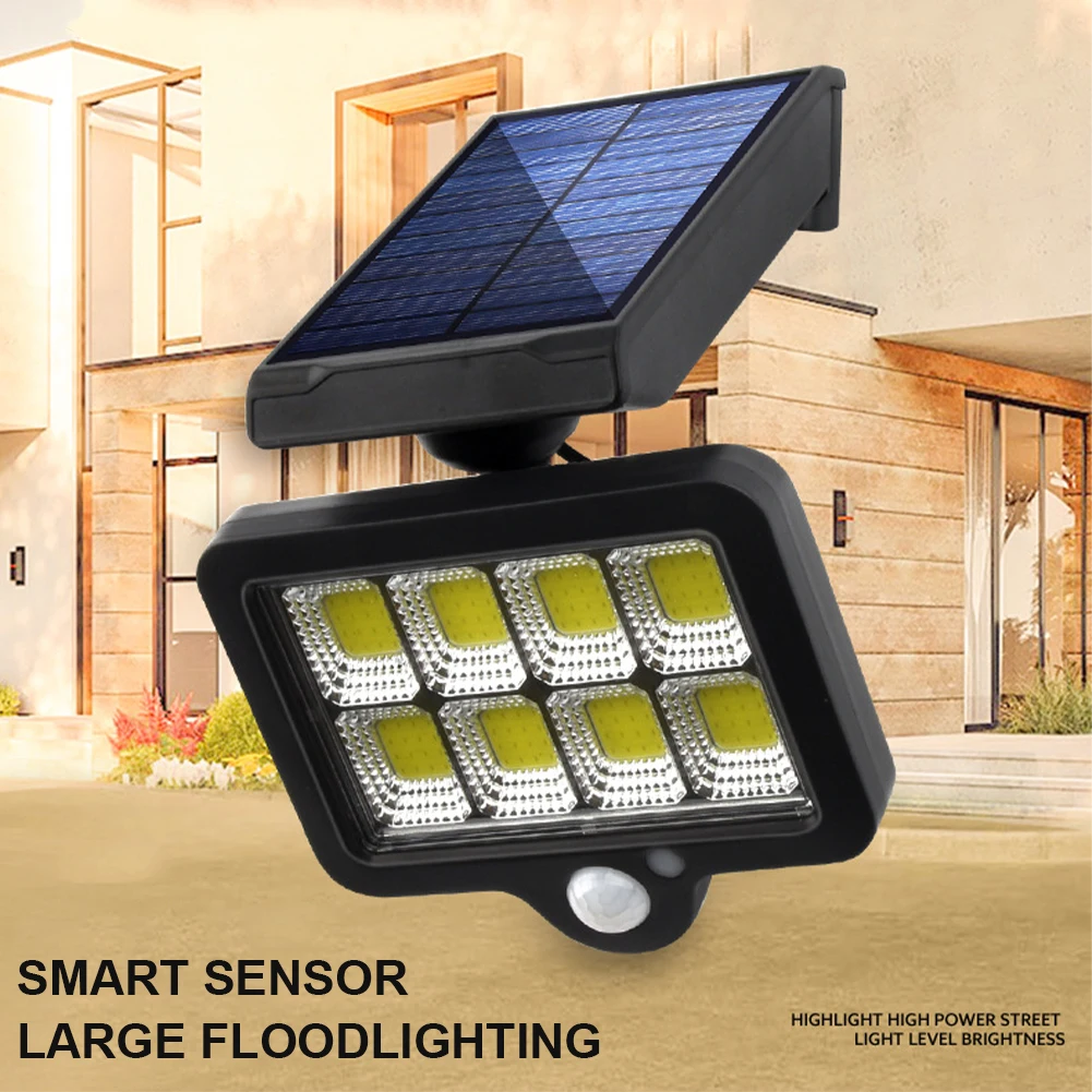 

Solar Wall Light Outdoors Motion Sensor Waterproof Garden Porch Light with 160COB for Garden Lawn Indoors
