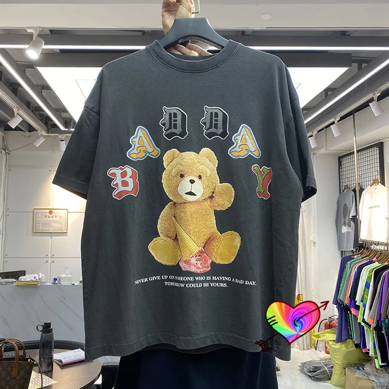 

2021 футболка с цифровым принтом мишки Тедди для женщин и мужчин, высококачественные винтажные футболки, топы в стиле оверсайз из тяжелого ма...