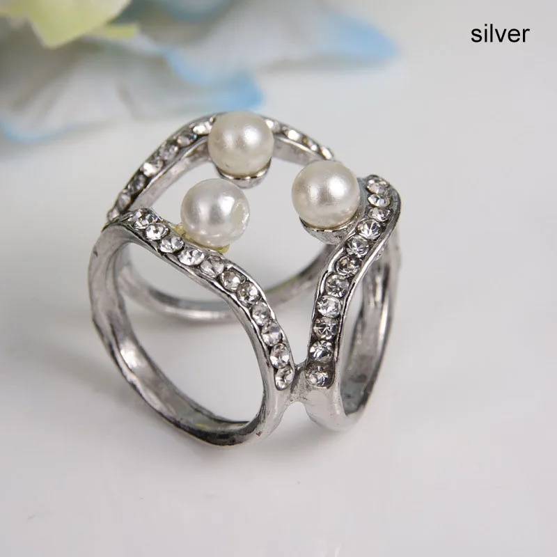 Модная брошь в Корейском стиле с искусственным жемчугом и кристаллами виде