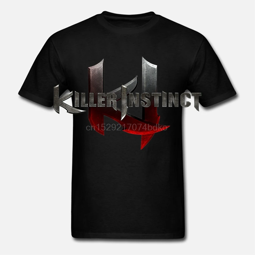 Мужская футболка SF KILLER INSTINCT Fighting Fantasy Game хлопковая забавная с коротким рукавом