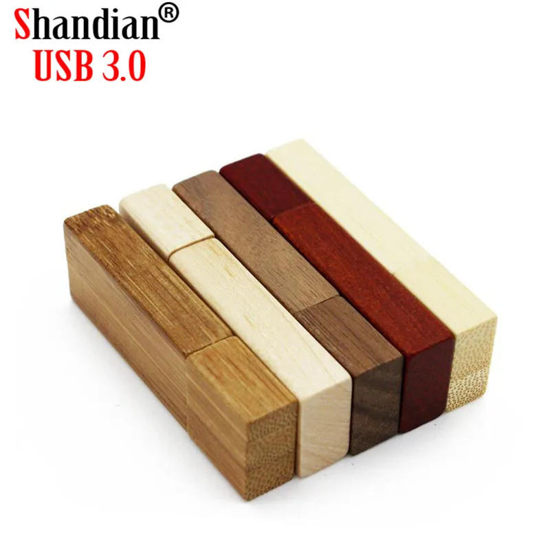 SHANDIAN USB 3 0 Бесплатная доставка Пользовательский логотип Деревянная Карта памяти