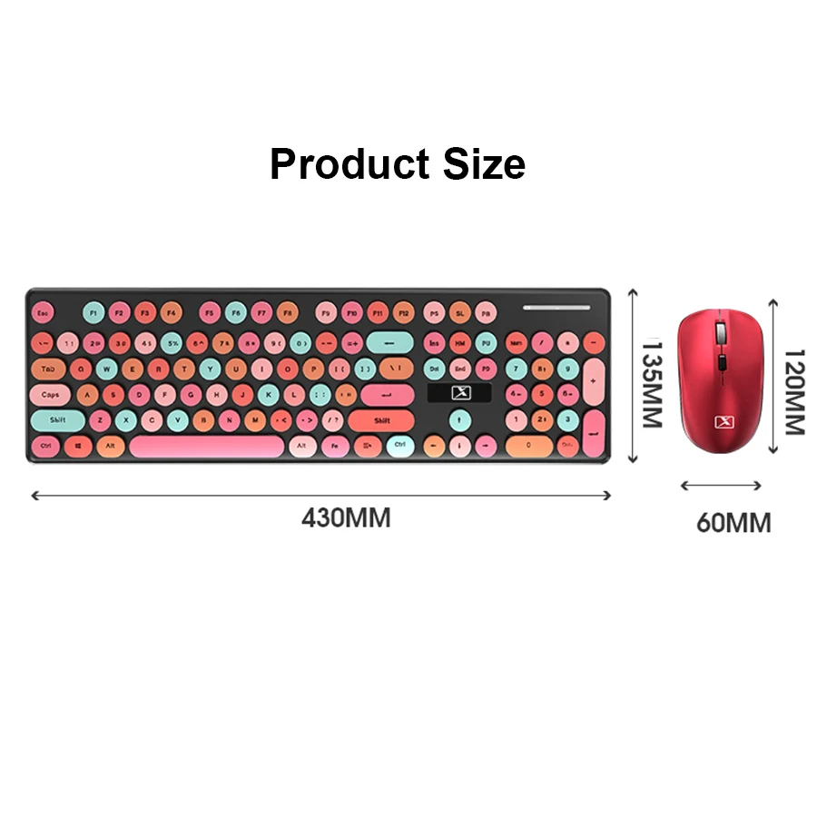 

2.4G Wireless Gaming Keyboard For Computer Laptop PC Gamer Mechanical Feel Keyboard Rechargeable Gaming Backlit Keypad For Games