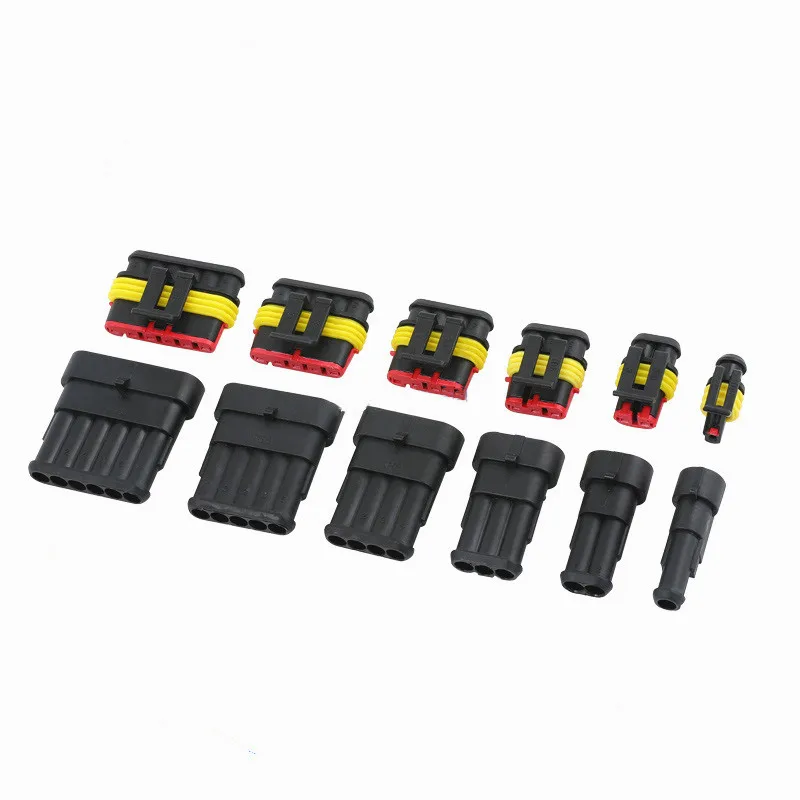 1/2/3/4/pin уплотнительный водонепроницаемый разъем для автомобиля мотоцикла штекер